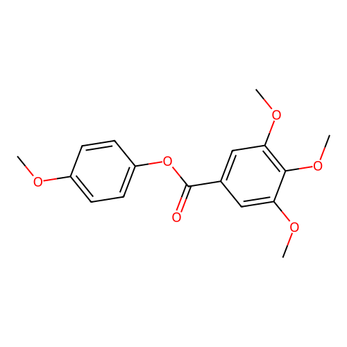 4-Methoxyphenyl 3,4,5-trimethoxybenzoate structure