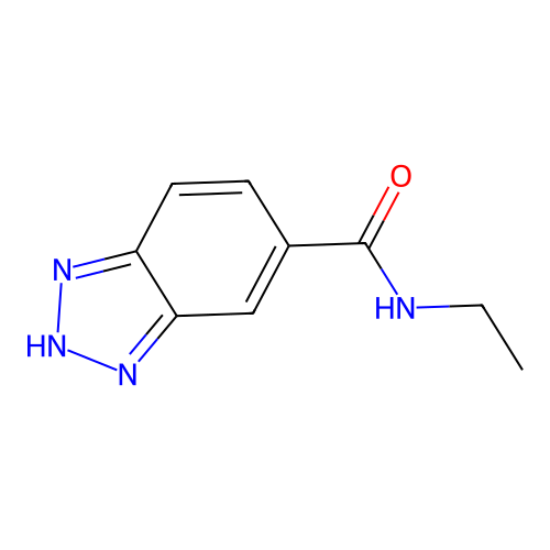 N-ethyl-2H-benzotriazole-5-carboxamide structure