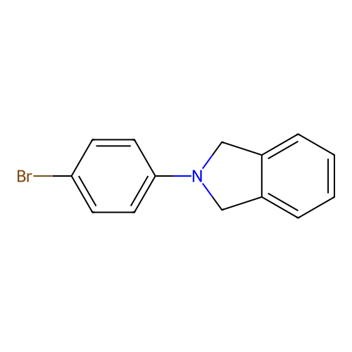 2-(4-Bromophenyl)-1,3-dihydroisoindole structure