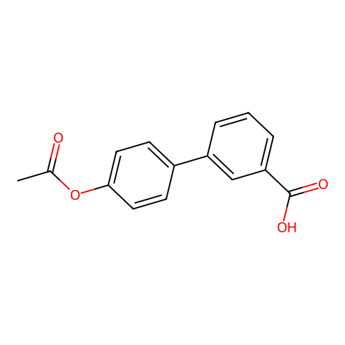 3-(4-Acetyloxyphenyl)benzoic acid structure