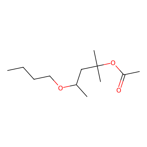4-Butoxy-2-methylpentan-2-YL acetate structure