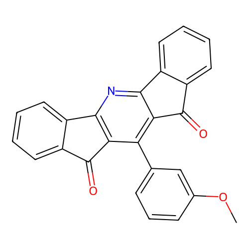 6-(3-Methoxyphenyl)diindeno[1,2-b:2',1'-e]pyridine-5,7-dione structure