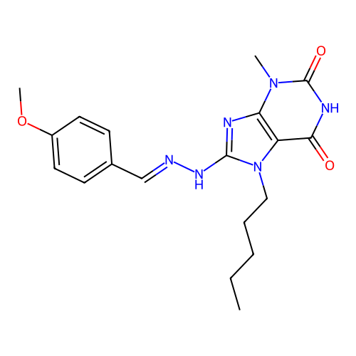 C19H24N6O3 structure