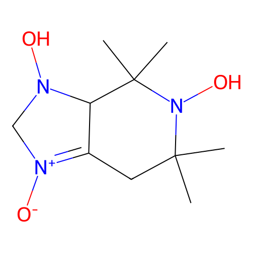 3,9-dihydroxy-2,2,4,4-tetramethyl-7-oxido-3,9-diaza-7-azoniabicyclo[4.3.0]non-6-ene structure