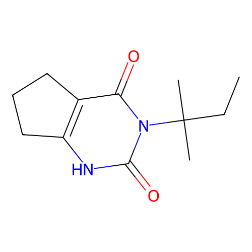 3-(tert-pentyl)-6,7-dihydro-1H-cyclopenta[d]pyrimidine-2,4(3H,5H)-dione structure