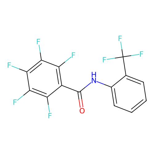 2,3,4,5,6-Pentafluoro-N-[2-(trifluoromethyl)phenyl]benzamide structure