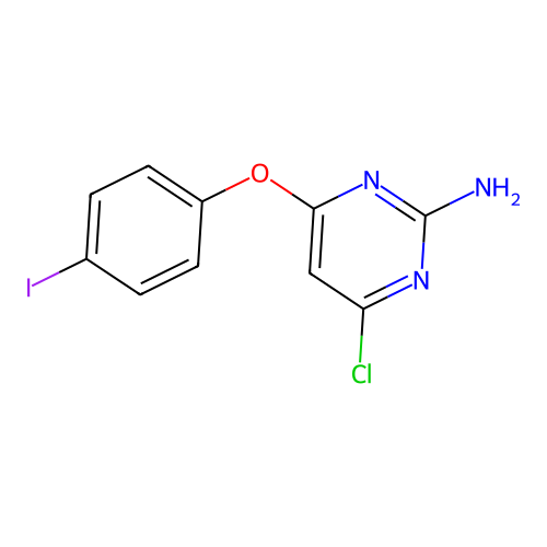 4-氯-6-(4-碘苯氧基)嘧啶-2-胺 structure
