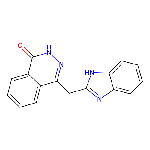 4-(1H-benzimidazol-2-ylmethyl)phthalazin-1(2H)-one structure