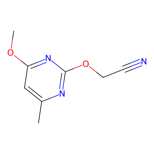 [(4-Methoxy-6-methylpyrimidin-2-yl)oxy]acetonitrile structure