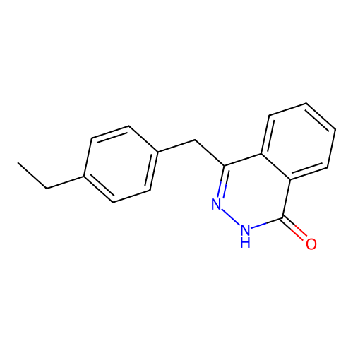 4-(4-ethylbenzyl)phthalazin-1(2H)-one structure