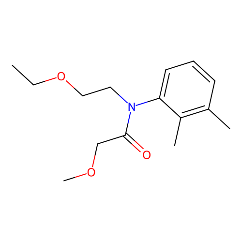 N-(2,3-dimethylphenyl)-N-(2-ethoxyethyl)-2-methoxyacetamide structure
