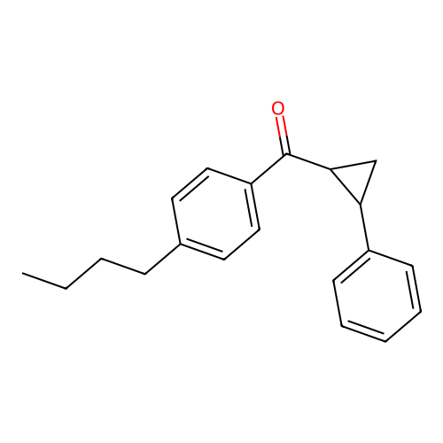 (4-Butylphenyl)(2-phenylcyclopropyl)methanone structure