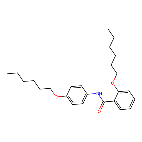 2-(hexyloxy)-N-(4-(hexyloxy)phenyl)benzamide structure