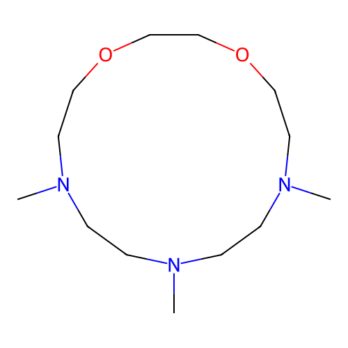 7,10,13-Trimethyl-1,4-dioxa-7,10,13-triazacyclopentadecane structure