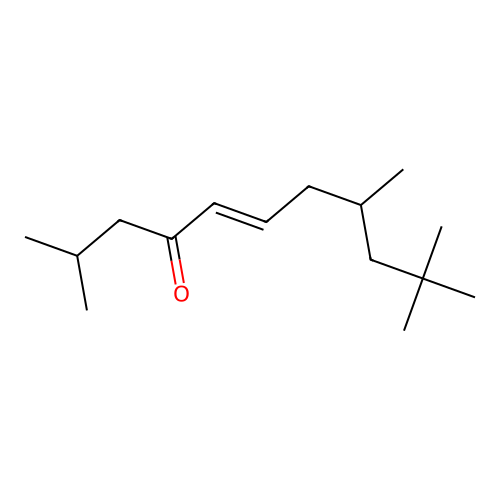 (E)-2,8,10,10-tetramethylundec-5-en-4-one structure
