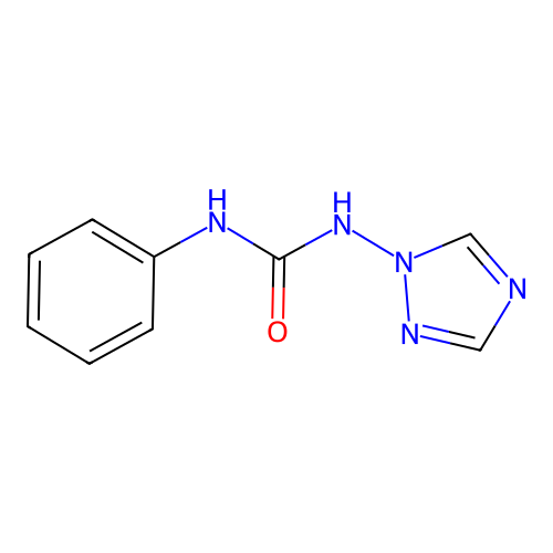 1-phenyl-3-(1H-1,2,4-triazol-1-yl)urea structure