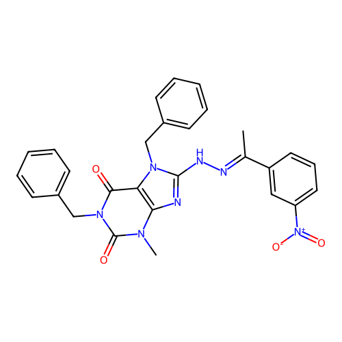 C28H25N7O4 structure
