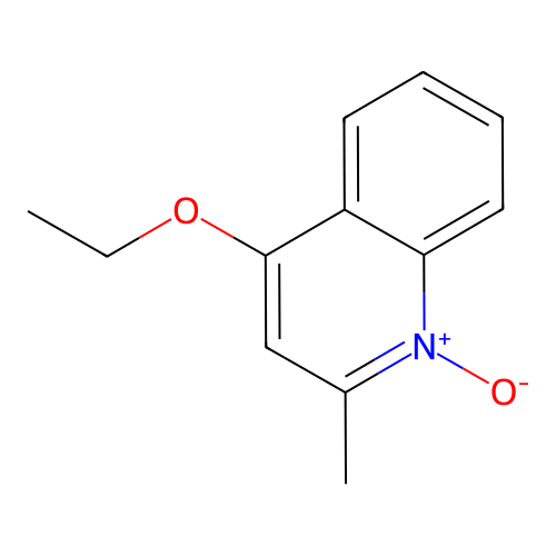 4-Ethoxy-2-methyl-1-oxidoquinolin-1-ium structure