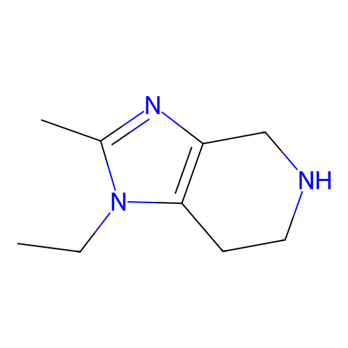 1-Ethyl-2-methyl-4,5,6,7-tetrahydroimidazo[4,5-c]pyridine structure