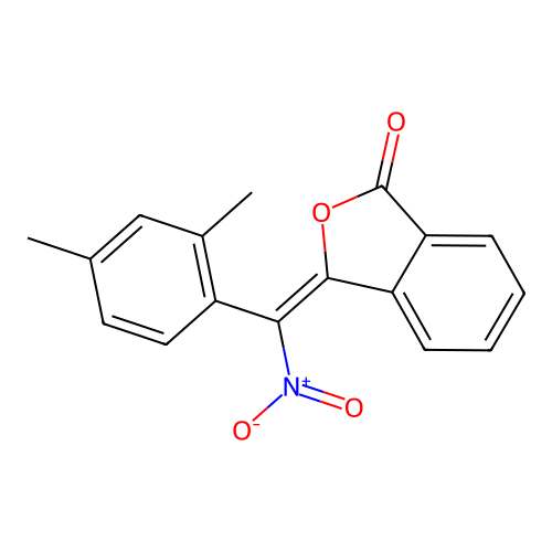 3-[(2,4-Dimethylphenyl)nitromethylene]isobenzofuran-1-one structure