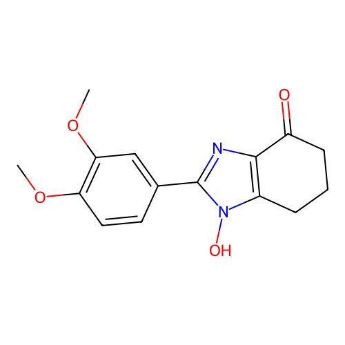 2-(3,4-dimethoxyphenyl)-1-hydroxy-1,5,6,7-tetrahydro-4H-benzimidazol-4-one structure