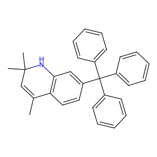 2,2,4-Trimethyl-7-trityl-1,2-dihydroquinoline structure