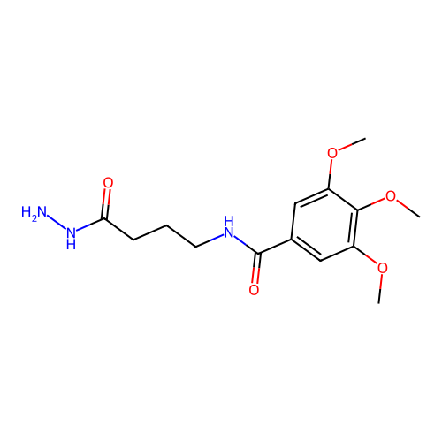 N-(4-hydrazinyl-4-oxobutyl)-3,4,5-trimethoxybenzamide structure