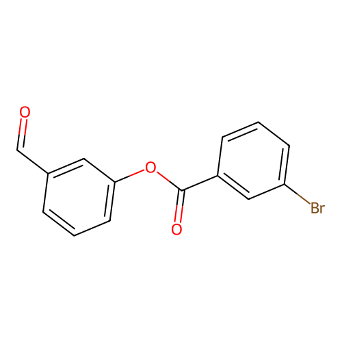3-Formylphenyl 3-bromobenzoate structure
