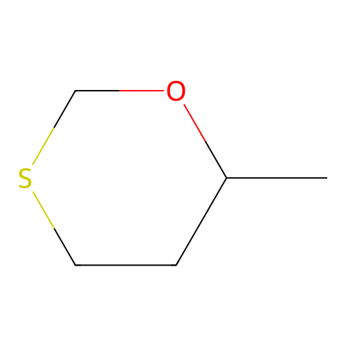 6-Methyl-1,3-oxathiane structure