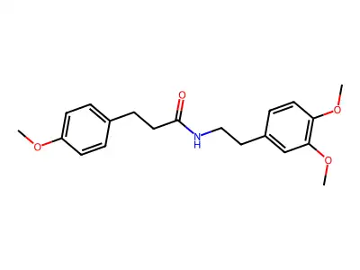 N-[2-(3,4-dimethoxyphenyl)ethyl]-3-(4-methoxyphenyl)propanamide structure