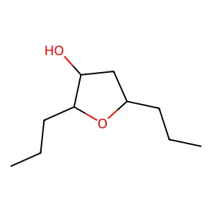 2,5-Dipropyloxolan-3-ol structure