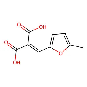2-[(5-Methylfuran-2-yl)methylidene]propanedioic acid structure