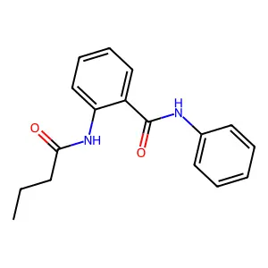 2-(butanoylamino)-N-phenylbenzamide structure