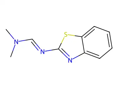 N'-(Benzo[d]thiazol-2-yl)-N,N-dimethylformimidamide structure
