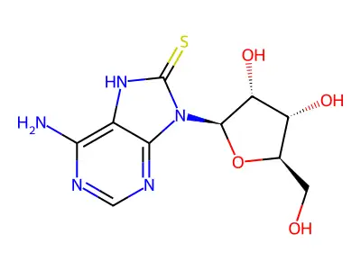 7,8-Dihydro-8-thioxoadenosine structure