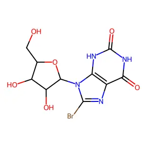 8-Bromoxanthosine structure