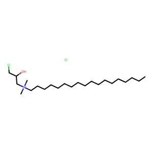 3-Chloro-2-hydroxypropylstearyldimethylammonium chloride structure