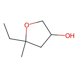 3-Furanol, tetrahydro-5-ethyl-5-methyl- structure