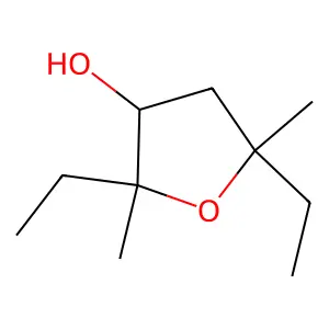 1,4-Anhydro-2,5-dideoxy-1,4-diethyl-1-methylpentitol structure