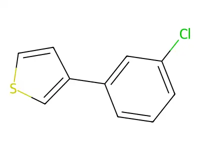 3-(3-Chloro-phenyl)-thiophene structure