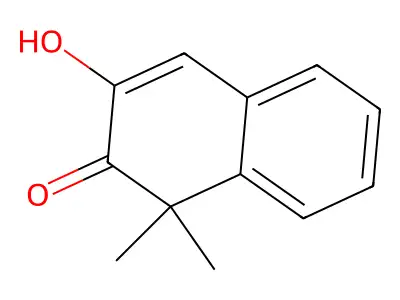 3-Hydroxy-1,1-dimethylnaphthalen-2-one structure