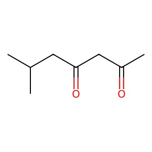 2,4-Heptanedione, 6-methyl- structure