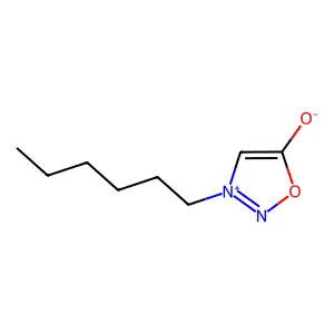 Sydnone, 3-hexyl- structure