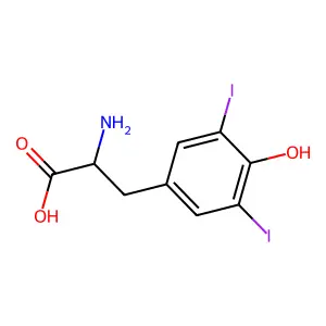 二碘甲状腺素 structure