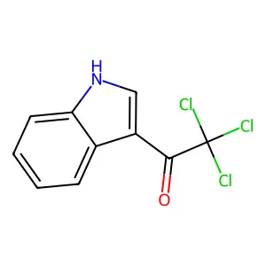 2,2,2-trichloro-1-(1H-indol-3-yl)ethanone structure