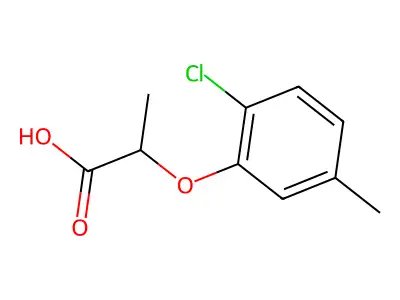 2-(2-Chloro-5-methylphenoxy)propanoic acid structure