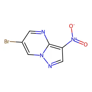 6-Bromo-3-nitropyrazolo[1,5-a]pyrimidine structure