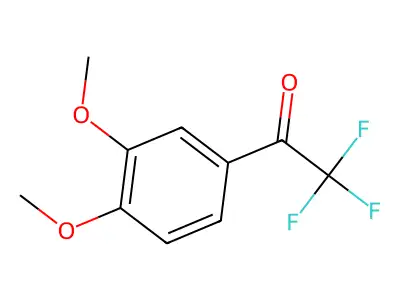 3',4'-Dimethoxy-2,2,2-trifluoroacetophenone structure