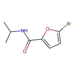 5-Bromo-N-isopropyl-2-furamide structure