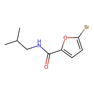 5-溴-N-异丁基-2-呋喃甲酰胺 structure